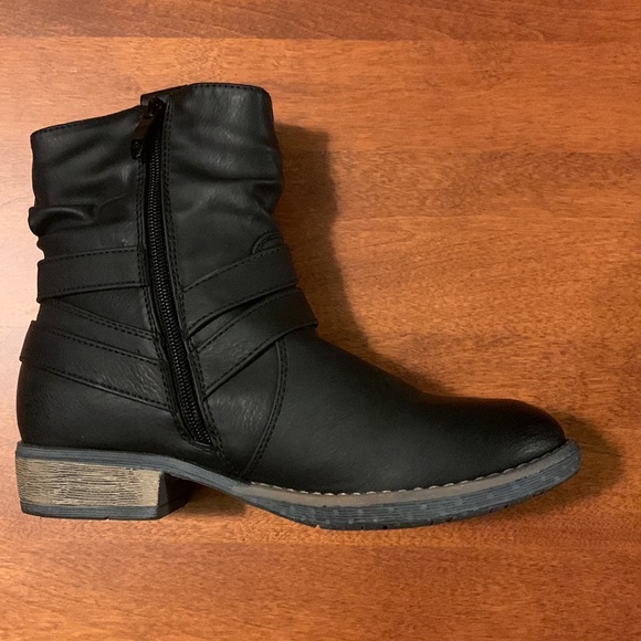 Black cowboy style booties - Picture 4 of 6